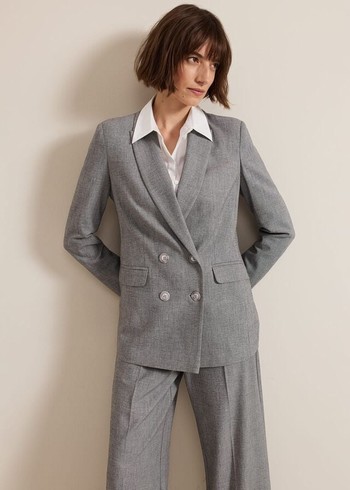 Phase Eight Dilly Grey Coats Grey Australia | ZA3927816